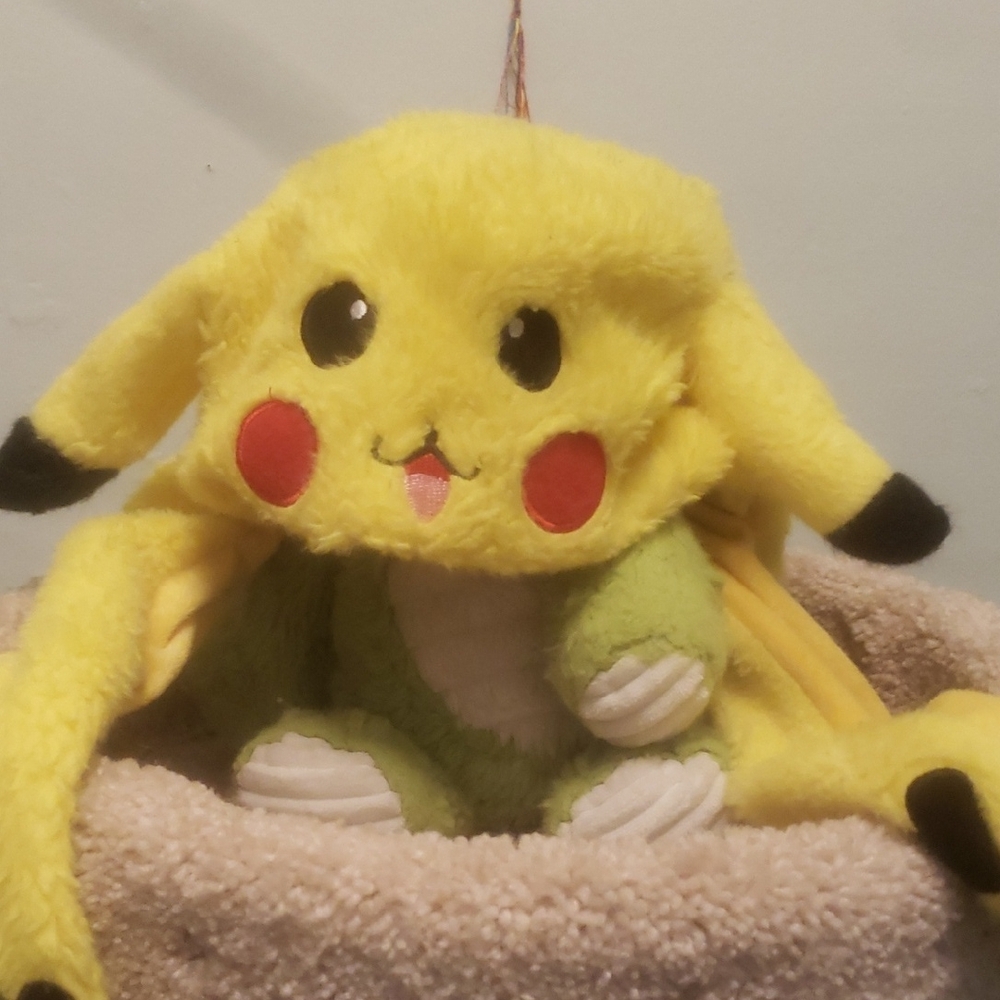 Yellow Pikachu Plush Hat